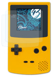 Schutzfolie Bruni kompatibel mit Nintendo Game Boy Color, glasklare (2X)