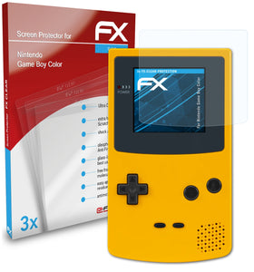 atFoliX FX-Clear Schutzfolie für Nintendo Game Boy Color