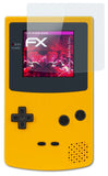Glasfolie atFoliX kompatibel mit Nintendo Game Boy Color, 9H Hybrid-Glass FX