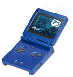 Schutzfolie Bruni kompatibel mit Nintendo GBA SP, glasklare (2X)