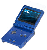 Schutzfolie atFoliX kompatibel mit Nintendo GBA SP, ultraklare FX (3X)