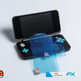 Schutzfolie atFoliX kompatibel mit Nintendo New 2DS XL, ultraklare FX (3er Set)