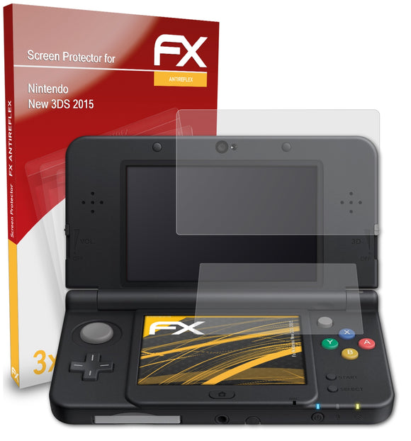 atFoliX FX-Antireflex Displayschutzfolie für Nintendo New 3DS (2015)