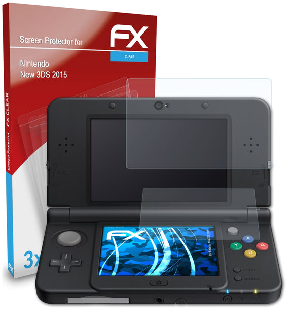 atFoliX FX-Clear Schutzfolie für Nintendo New 3DS (2015)