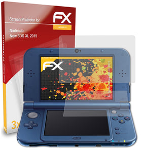 atFoliX FX-Antireflex Displayschutzfolie für Nintendo New 3DS XL (2015)