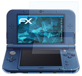 Schutzfolie atFoliX kompatibel mit Nintendo New 3DS XL 2015, ultraklare FX (3er Set)