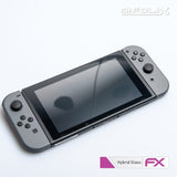 Glasfolie atFoliX kompatibel mit Nintendo Switch, 9H Hybrid-Glass FX