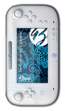Schutzfolie Bruni kompatibel mit Nintendo Wii U GamePad, glasklare (2X)