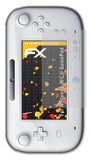 Panzerfolie atFoliX kompatibel mit Nintendo Wii U GamePad, entspiegelnde und stoßdämpfende FX (3X)