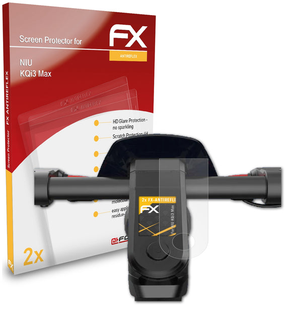 atFoliX FX-Antireflex Displayschutzfolie für NIU KQi3 Max