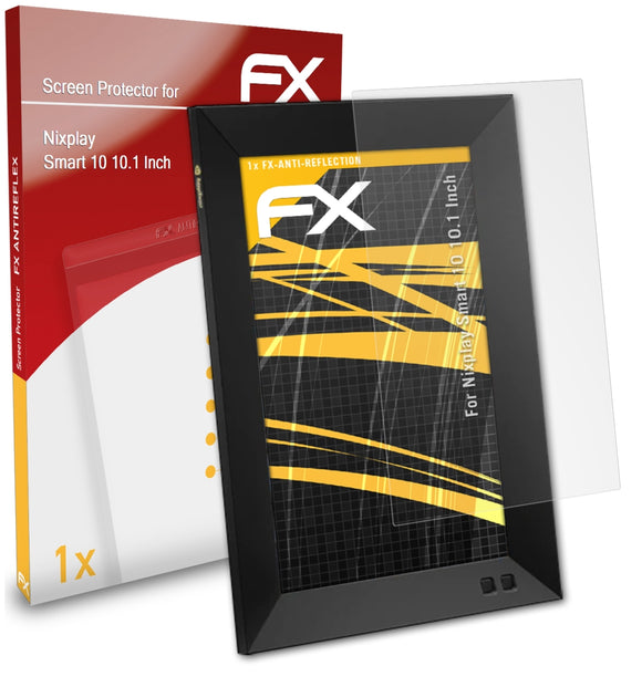 atFoliX FX-Antireflex Displayschutzfolie für Nixplay Smart 10 (10.1 Inch)