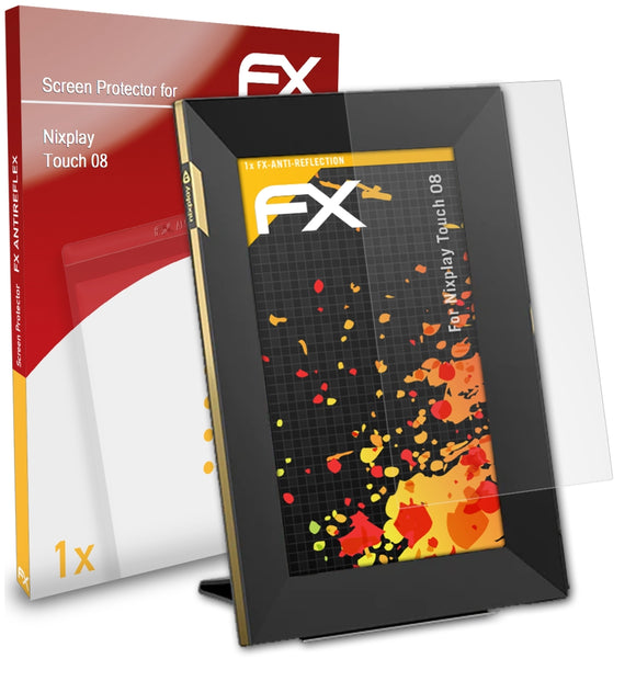 atFoliX FX-Antireflex Displayschutzfolie für Nixplay Touch 08