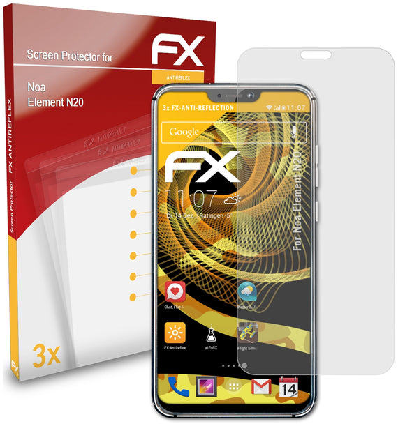 atFoliX FX-Antireflex Displayschutzfolie für Noa Element N20