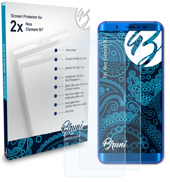 Bruni Basics-Clear Displayschutzfolie für Noa Element N7