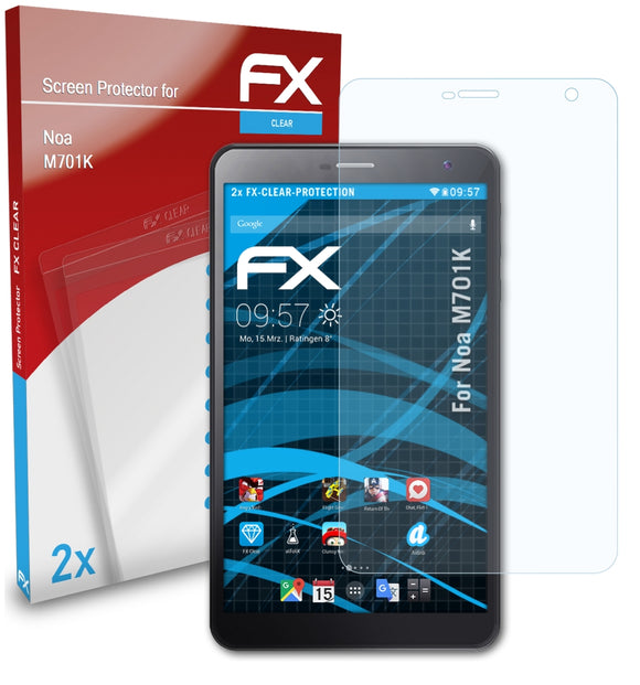 atFoliX FX-Clear Schutzfolie für Noa M701K