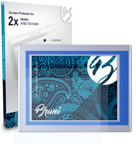 Bruni Basics-Clear Displayschutzfolie für Nodka A102 (10.4 Inch)