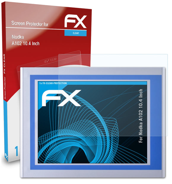 atFoliX FX-Clear Schutzfolie für Nodka A102 (10.4 Inch)