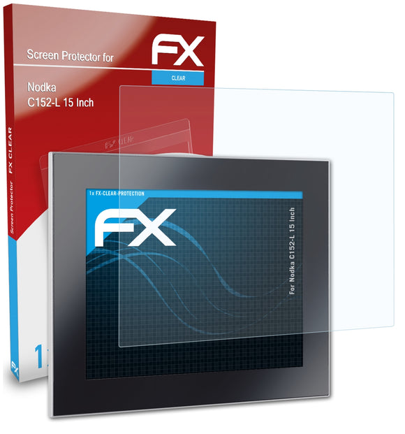 atFoliX FX-Clear Schutzfolie für Nodka C152-L (15 Inch)