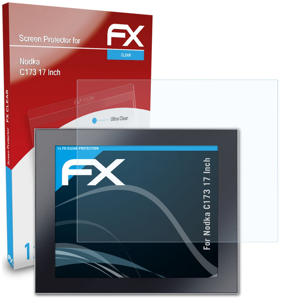 atFoliX FX-Clear Schutzfolie für Nodka C173 (17 Inch)