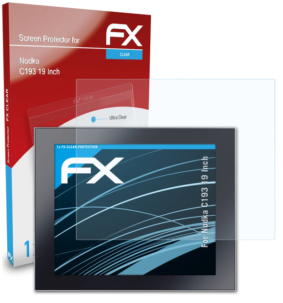 atFoliX FX-Clear Schutzfolie für Nodka C193 (19 Inch)