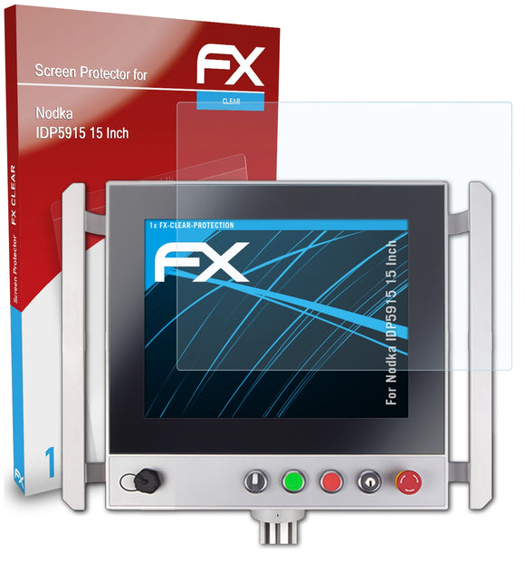 atFoliX FX-Clear Schutzfolie für Nodka IDP5915 (15 Inch)