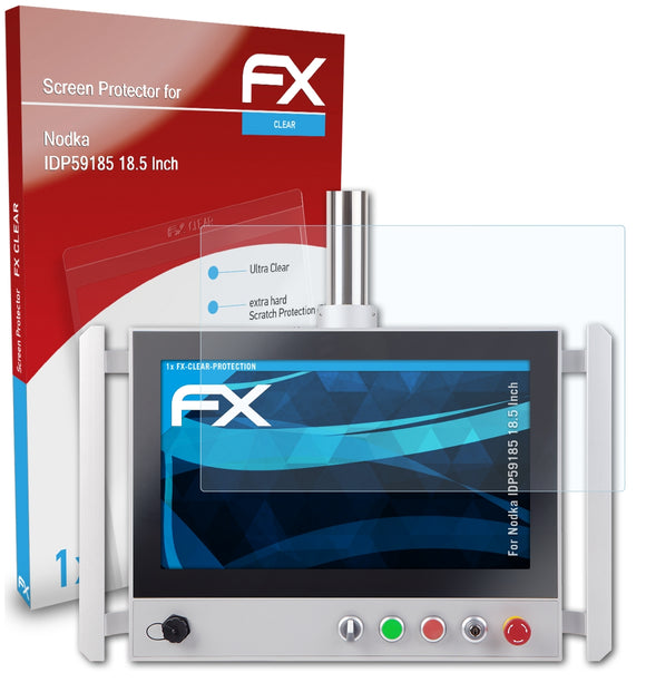 atFoliX FX-Clear Schutzfolie für Nodka IDP59185 (18.5 Inch)