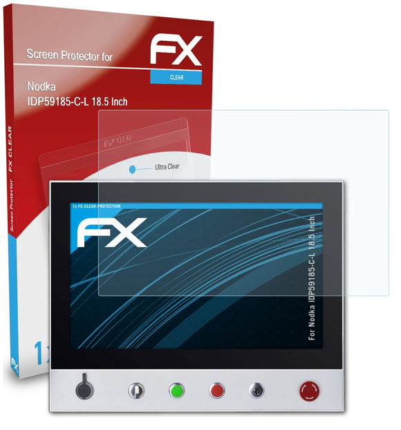 atFoliX FX-Clear Schutzfolie für Nodka IDP59185-C-L (18.5 Inch)