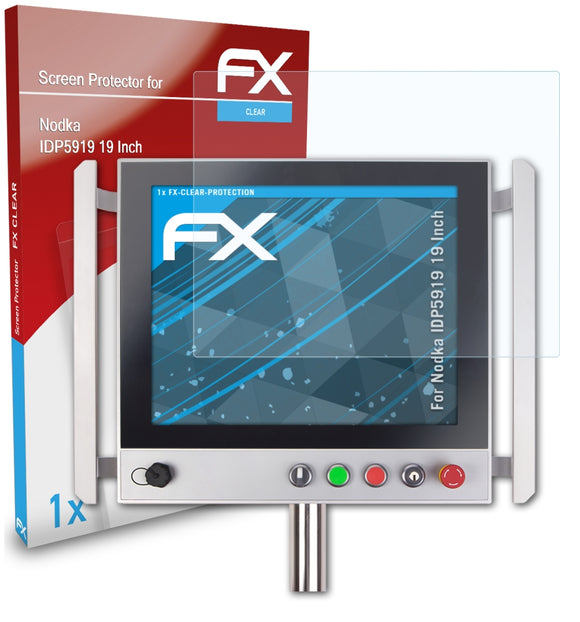 atFoliX FX-Clear Schutzfolie für Nodka IDP5919 (19 Inch)
