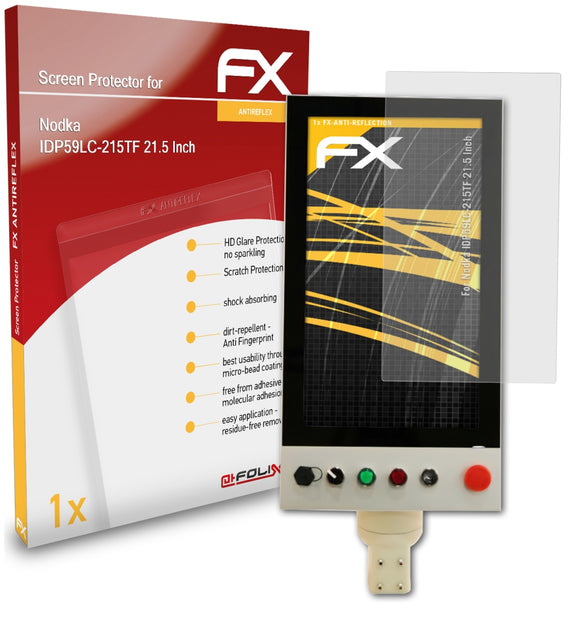atFoliX FX-Antireflex Displayschutzfolie für Nodka IDP59LC-215TF (21.5 Inch)
