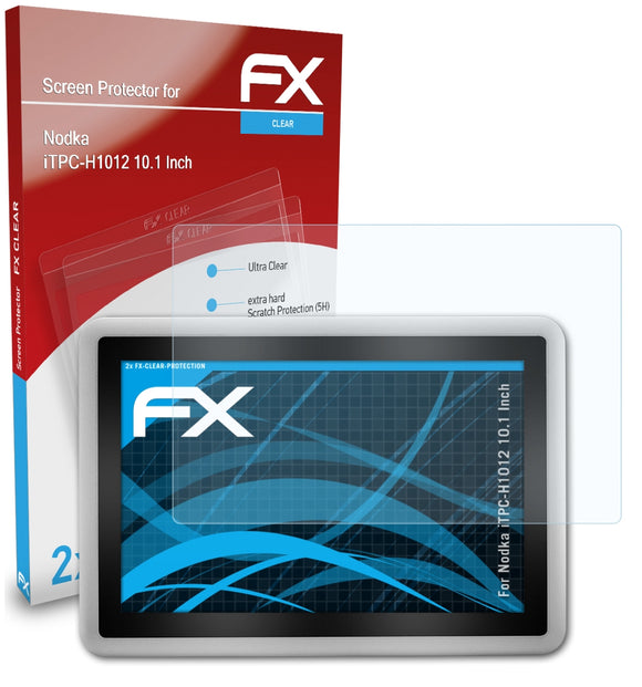atFoliX FX-Clear Schutzfolie für Nodka iTPC-H1012 (10.1 Inch)