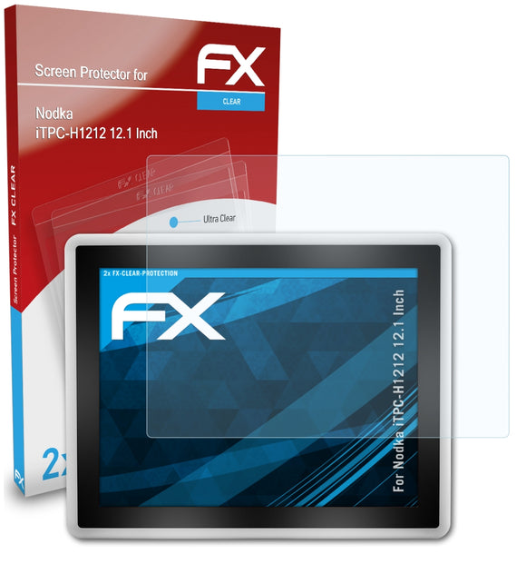 atFoliX FX-Clear Schutzfolie für Nodka iTPC-H1212 (12.1 Inch)