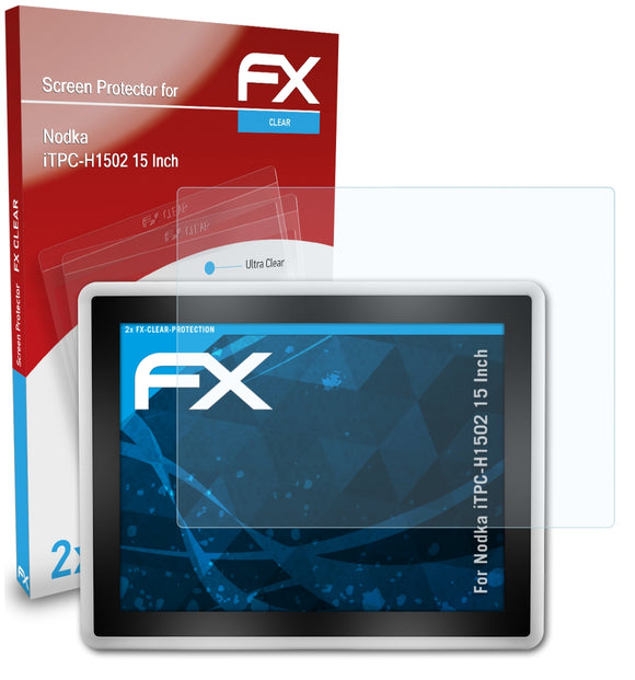 atFoliX FX-Clear Schutzfolie für Nodka iTPC-H1502 (15 Inch)