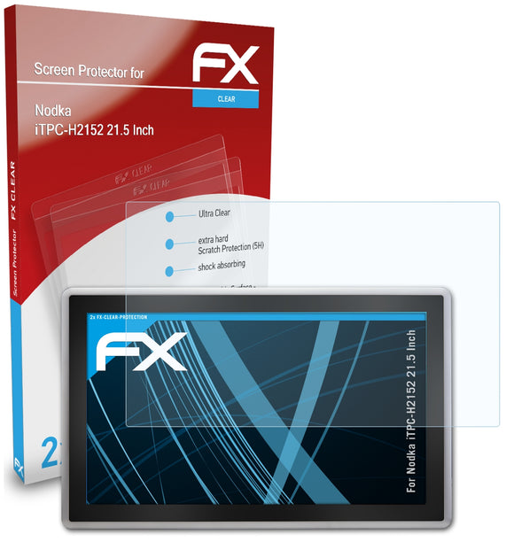 atFoliX FX-Clear Schutzfolie für Nodka iTPC-H2152 (21.5 Inch)