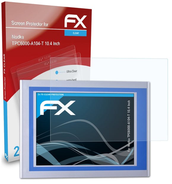 atFoliX FX-Clear Schutzfolie für Nodka TPC6000-A104-T (10.4 Inch)