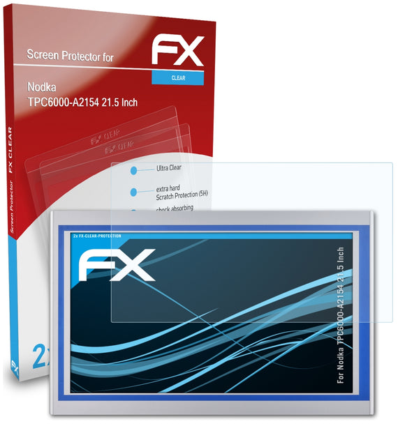 atFoliX FX-Clear Schutzfolie für Nodka TPC6000-A2154 (21.5 Inch)