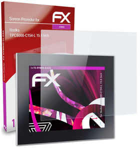 atFoliX FX-Hybrid-Glass Panzerglasfolie für Nodka TPC6000-C154-L (15.6 Inch)