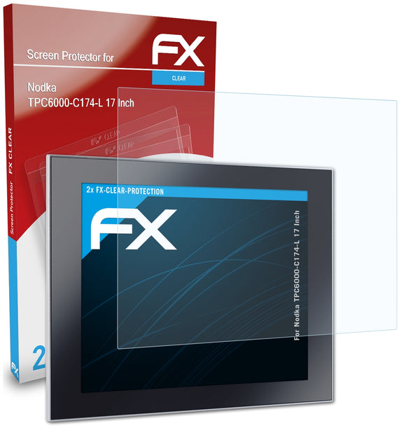 atFoliX FX-Clear Schutzfolie für Nodka TPC6000-C174-L (17 Inch)