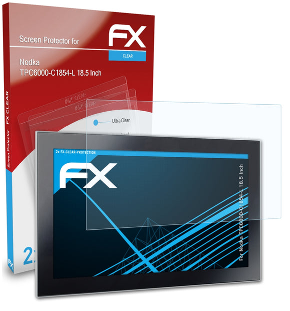 atFoliX FX-Clear Schutzfolie für Nodka TPC6000-C1854-L (18.5 Inch)