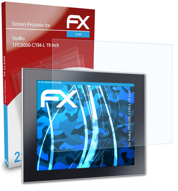 atFoliX FX-Clear Schutzfolie für Nodka TPC6000-C194-L (19 Inch)