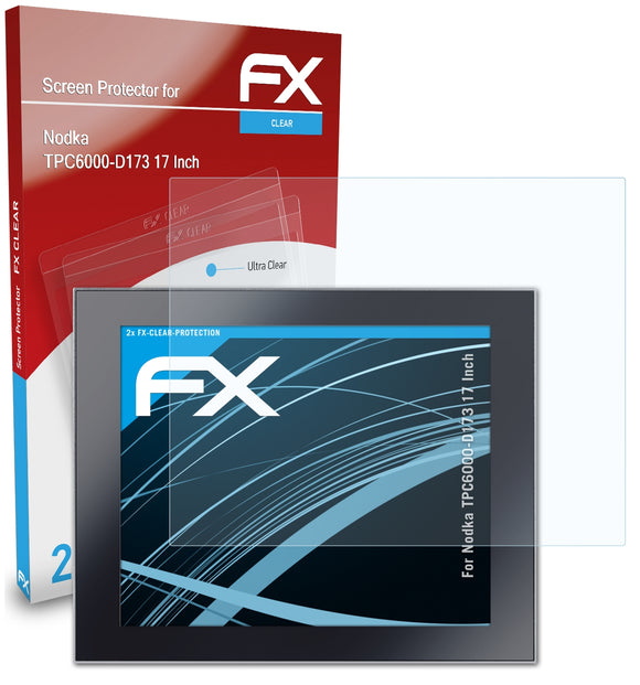 atFoliX FX-Clear Schutzfolie für Nodka TPC6000-D173 (17 Inch)