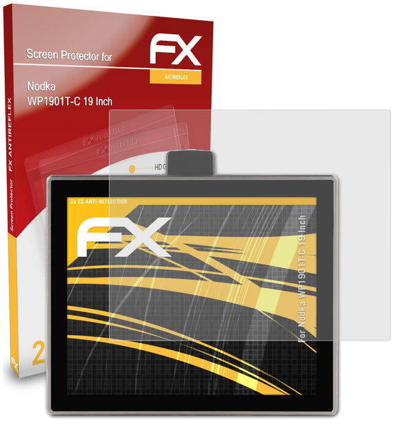 atFoliX FX-Antireflex Displayschutzfolie für Nodka WP1901T-C (19 Inch)