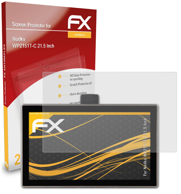 atFoliX FX-Antireflex Displayschutzfolie für Nodka WP2151T-C (21.5 Inch)