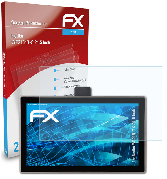 atFoliX FX-Clear Schutzfolie für Nodka WP2151T-C (21.5 Inch)