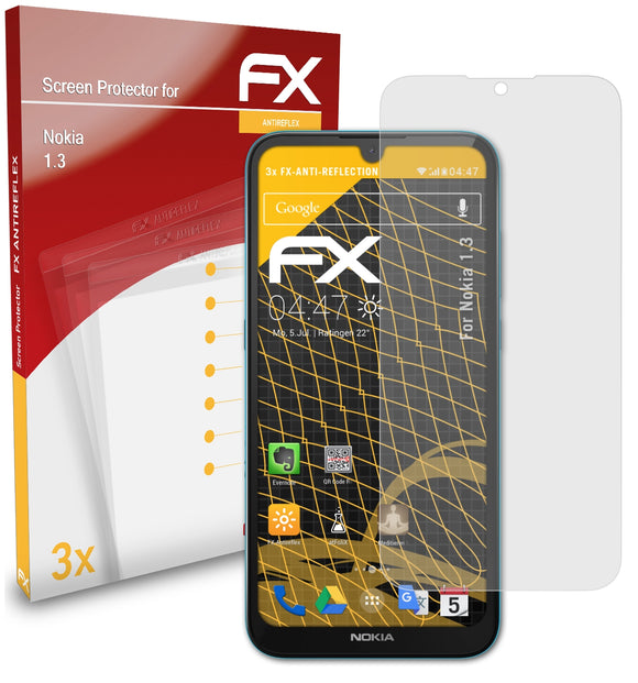 atFoliX FX-Antireflex Displayschutzfolie für Nokia 1.3