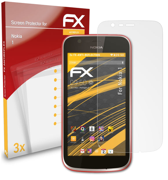 atFoliX FX-Antireflex Displayschutzfolie für Nokia 1