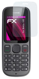 Glasfolie atFoliX kompatibel mit Nokia 100, 9H Hybrid-Glass FX