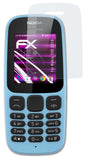 Glasfolie atFoliX kompatibel mit Nokia 105 2019, 9H Hybrid-Glass FX