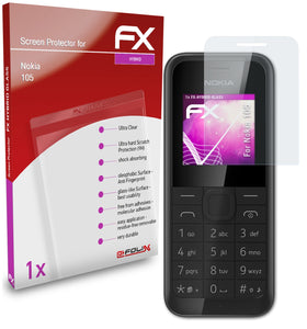 atFoliX FX-Hybrid-Glass Panzerglasfolie für Nokia 105