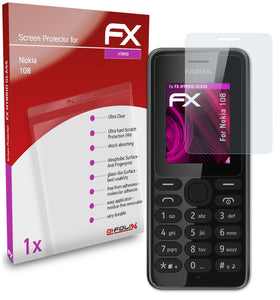 atFoliX FX-Hybrid-Glass Panzerglasfolie für Nokia 108