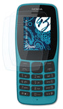Schutzfolie Bruni kompatibel mit Nokia 110 2019, glasklare (2X)